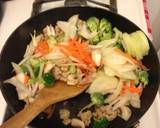 鶏そぼろと野菜の炒めもの作り方2写真
