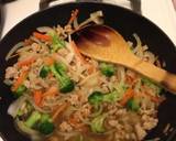 鶏そぼろと野菜の炒めもの作り方3写真