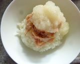 梅紫蘇ツナ昆布　おろしぶっかけごはん作り方2写真