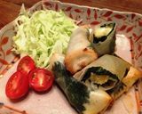 マッシュルーム春巻き♪作り方4写真