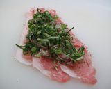 豚肉の薬味ロール焼　香ばしく作り方2写真