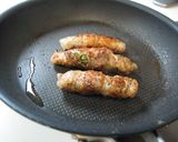 豚肉の薬味ロール焼　香ばしく作り方4写真
