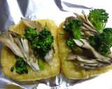 舞茸とブロッコリー　薄揚げ焼き作り方3写真
