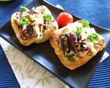 舞茸とベーコン　薄揚げ焼き作り方5写真