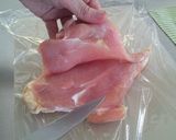 鶏むね肉の白菜ロール☆豆乳ソースがけ～作り方4写真