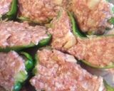お通じ改善☆菊芋入りピーマンの肉詰め作り方2写真