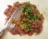 鯵のなめろう作り方4写真