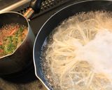 カニカマ卵のあんかけうどん作り方2写真