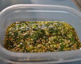 海老団子と豆腐の重ね焼きネギソースで作り方5写真
