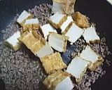 絹厚揚げの豚味噌炒め作り方4写真