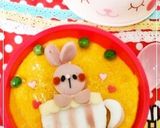 キャラ弁＊ティーカップうさちゃん♡作り方6写真