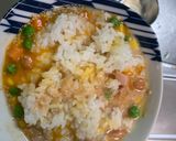 レンジ簡単洋風味噌トマトドリア味炒飯弁当作り方8写真