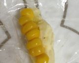ポテトとコーンでとうもろこし☆キャラ弁作り方3写真