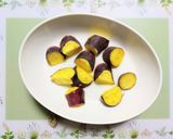 簡単夕飯主菜昼食さつまいもと鶏肉ヤムニョムチキン作り方4写真