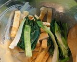✨わけぎと油揚げ✨玄米甘酒の白みそ和え作り方3写真