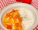 生トマトのバターチキンカレー作り方7写真