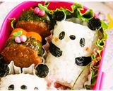 ＊キャラ弁＊簡単★俵DEパンダちゃん♥作り方4写真