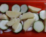 ルクエ☆鳥もも肉と野菜のトマト煮作り方2写真
