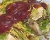 台湾屋台小吃★（虫可）阿煎作り方4写真