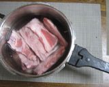 圧力鍋で！簡単ソーキ（別Pにソーキそば）作り方1写真