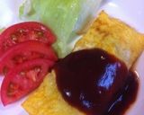 挽肉のオムレツ作り方5写真