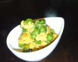 豆の卵とじ作り方4写真