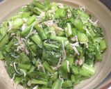 簡単☆かぶの葉の塩麹炒め作り方3写真