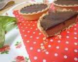 濃厚♡2層の♡チョコチーズタルト作り方5写真