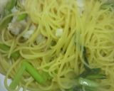 白身魚と小松菜のぺペロンチーノ作り方3写真