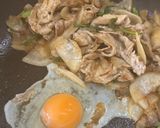 カブと豚肉の卵とじ作り方6写真