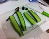 キュウリのおかか胡麻和え作り方1写真