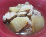 鶏モモ肉と大根のオイスターソース煮作り方6写真