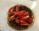 もずく酢で★夏野菜の揚げびたし風作り方4写真