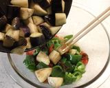 もずく酢で★夏野菜の揚げびたし風作り方6写真