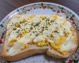 レンジ炒りたまとチーズのトースト作り方6写真