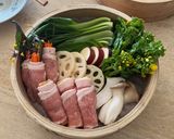 *肉巻きと季節野菜のせいろ蒸し*作り方1写真