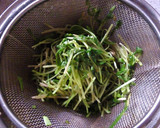 新芽とツナの梅海苔わさび和え作り方3写真