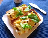 アイスプラントを乗せた海苔コーントースト作り方6写真