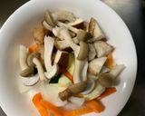 お一人様クリーム味噌キムチ味豆腐野菜炒め作り方11写真