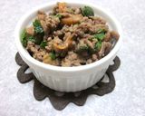 さっぱり♡梅シソ風味の豚そぼろ丼作り方4写真