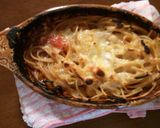 魚焼きグリルde　時短！デミソースパスタ作り方4写真