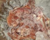 豚小間切れ肉で柔らか一口トンカツ作り方1写真
