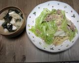 キャベツとツナのパスタ作り方6写真