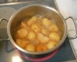シンプル田舎料理＊新ジャガと絹さやの煮物作り方6写真