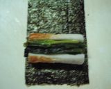 ♪ほうれん草inちくわの海苔巻き♪作り方4写真