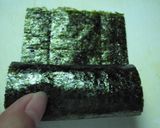 ♪ほうれん草inちくわの海苔巻き♪作り方5写真