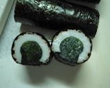♪ほうれん草inちくわの海苔巻き♪作り方7写真