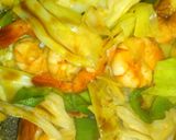エビのピリ辛オイスター野菜炒め作り方2写真