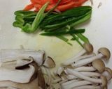 鮭ときのことたっぷり野菜のホイル焼き作り方3写真