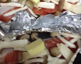 鮭ときのことたっぷり野菜のホイル焼き作り方6写真